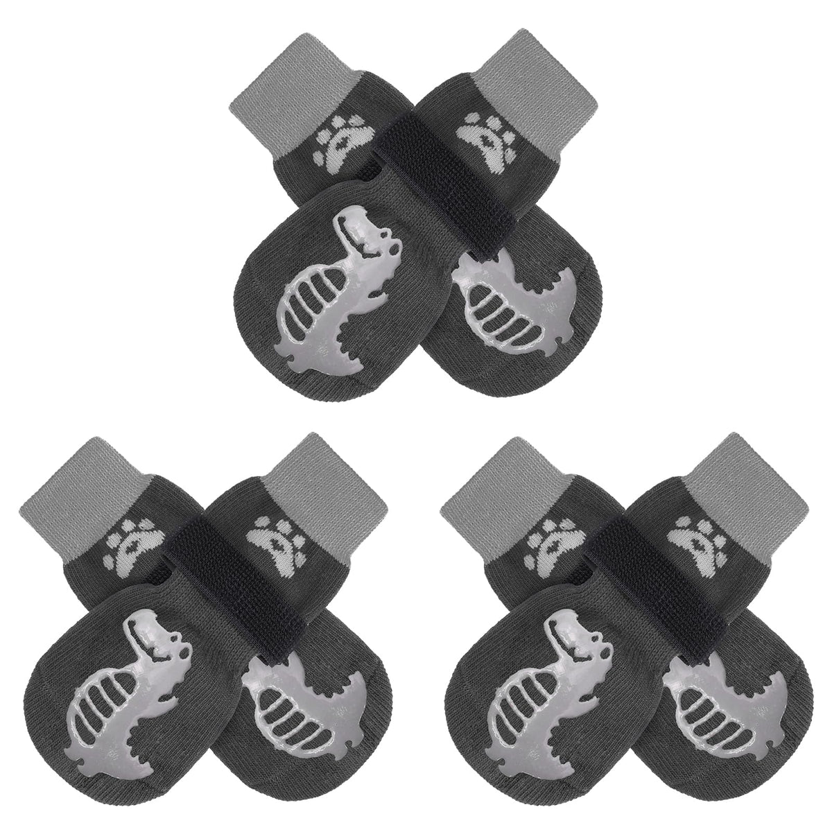 BEAUTYZOO calcetines antideslizantes para perros protegen patas y evitan deslizamientos.