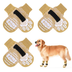 BEAUTYZOO calcetines antideslizantes para perro brindan agarre en interiores.