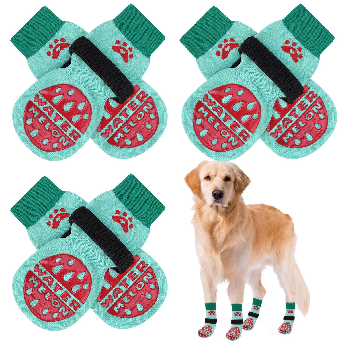 BEAUTYZOO calcetines para perro antideslizantes mejoran la tracción.