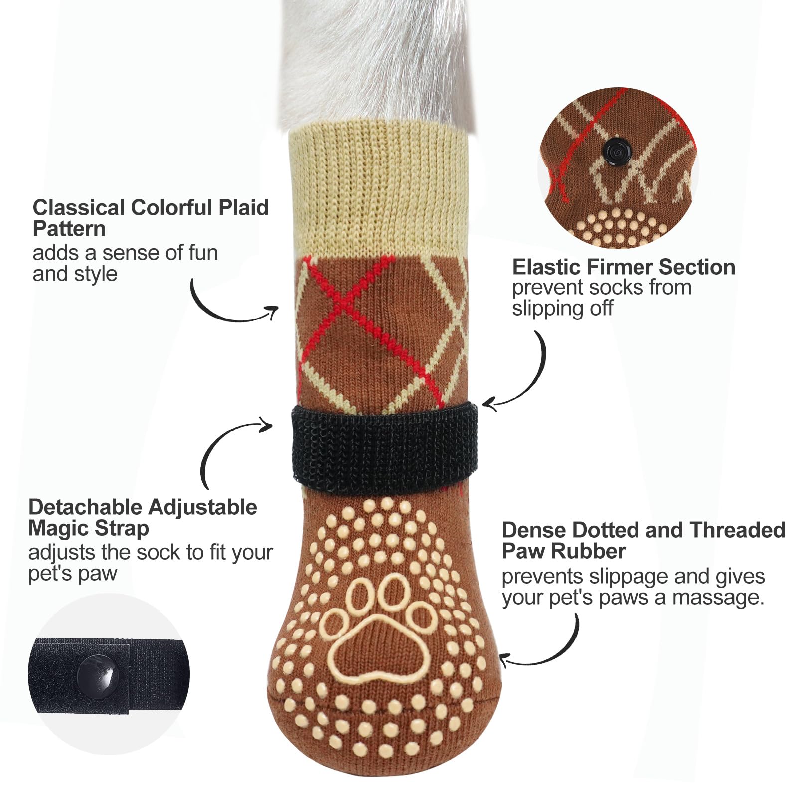 BEAUTYZOO calcetines lavables a máquina y duraderos