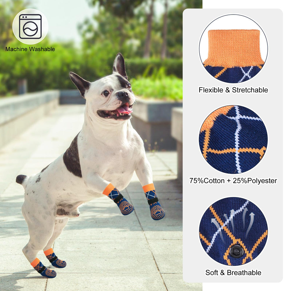 BEAUTYZOO calcetines para perro, protección de patas en suelos duros.
