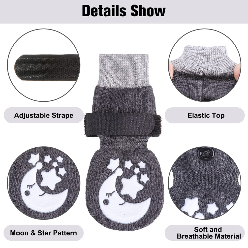 BEAUTYZOO calcetines para perro protegen patas en verano y en frio.