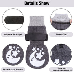 BEAUTYZOO calcetines para perro protegen patas en verano y en frio.