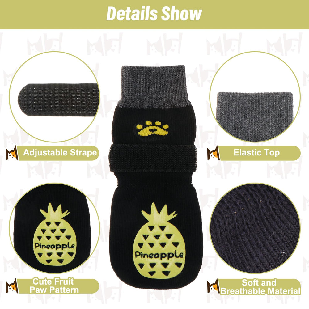 BEAUTYZOO calcetines para perros, talla grande, protección de patas durante paseos