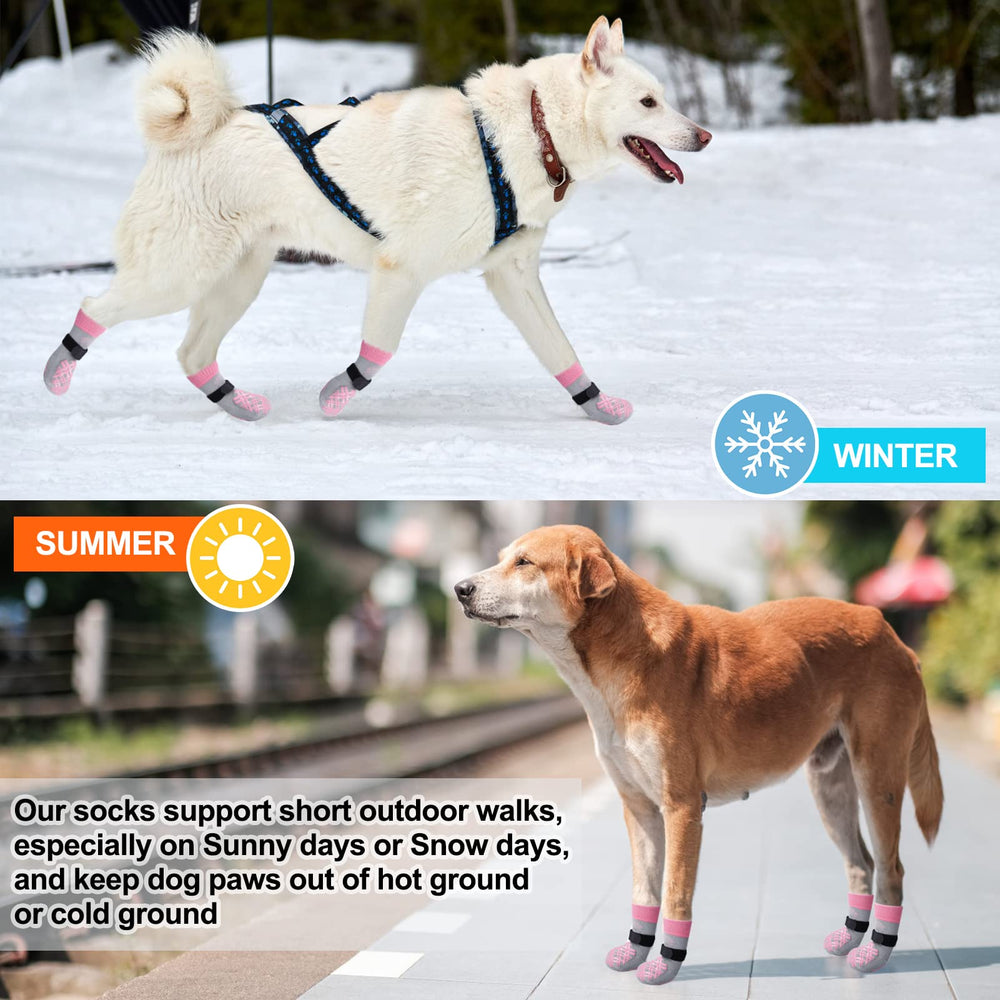 BEAUTYZOO calcetines para perro uso interior o exterior en seco