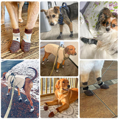 Calcetines BEAUTYZOO que brillan en la oscuridad para paseos nocturnos seguros.