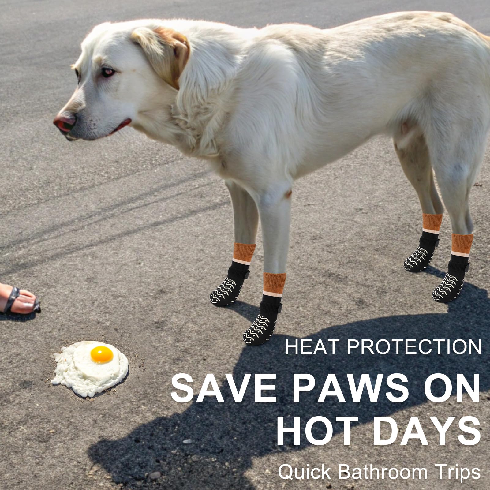 Protección de patas Beautyzoo para uso interior y exterior todo el año.