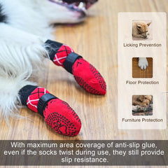 BEAUTYZOO calcetines para perros tejido transpirable y cómodo