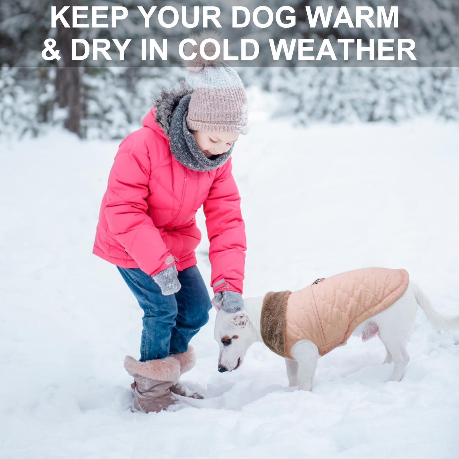BEAUTYZOO capa de invierno talla XS, ajuste seguro para perros pequeños