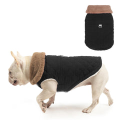 BEAUTYZOO chaleco perro invierno con arnés integrado, vista frontal para ajuste cómodo
