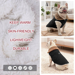 BEAUTYZOO chaleco perro invierno costuras trébol acolchado, relleno distribuido