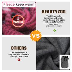 Material polar suave de BEAUTYZOO mantiene cálido al perro en días fríos.