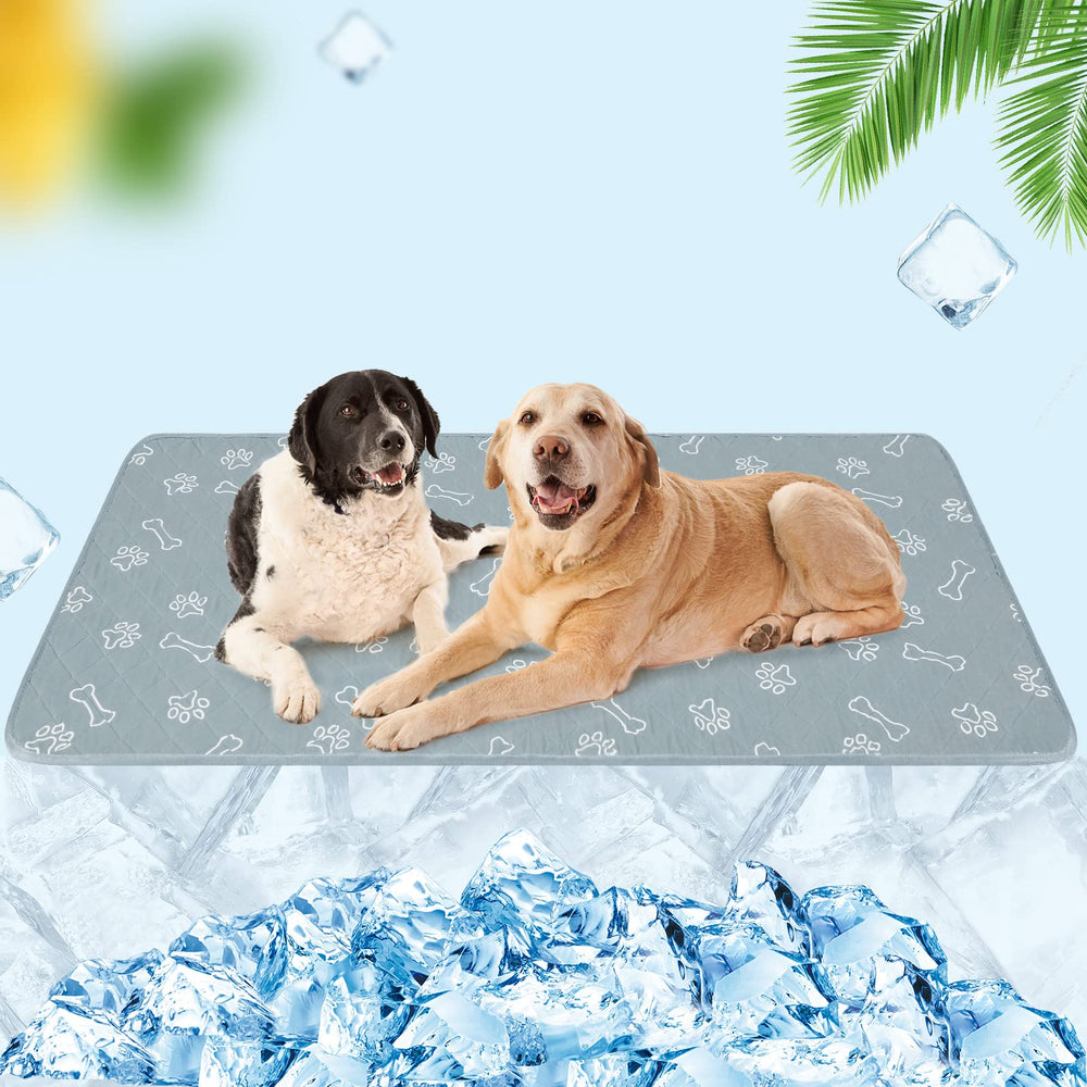 Colchón autoenfriante BEAUTYZOO con seda helada para perros, cómodo y fresco