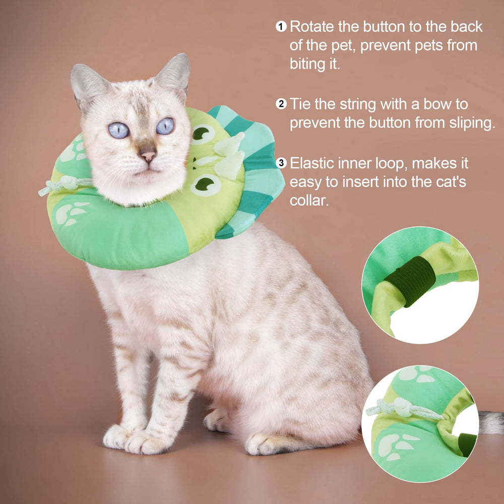 BEAUTYZOO cono-colar para gatos, diseño ergonómico que no irrita.