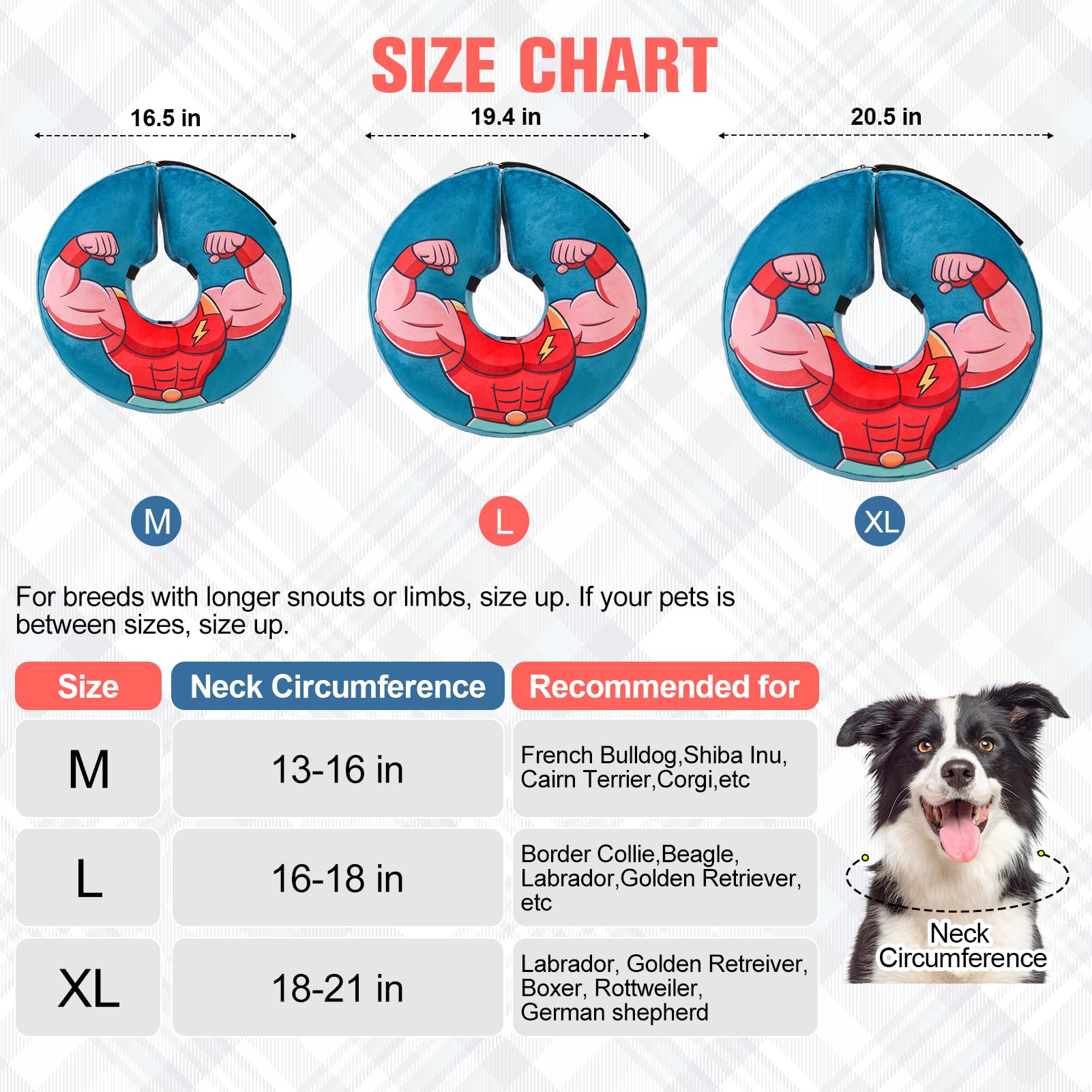 BEAUTYZOO collar donut almohada cuello, soporte suave facilita comer y beber