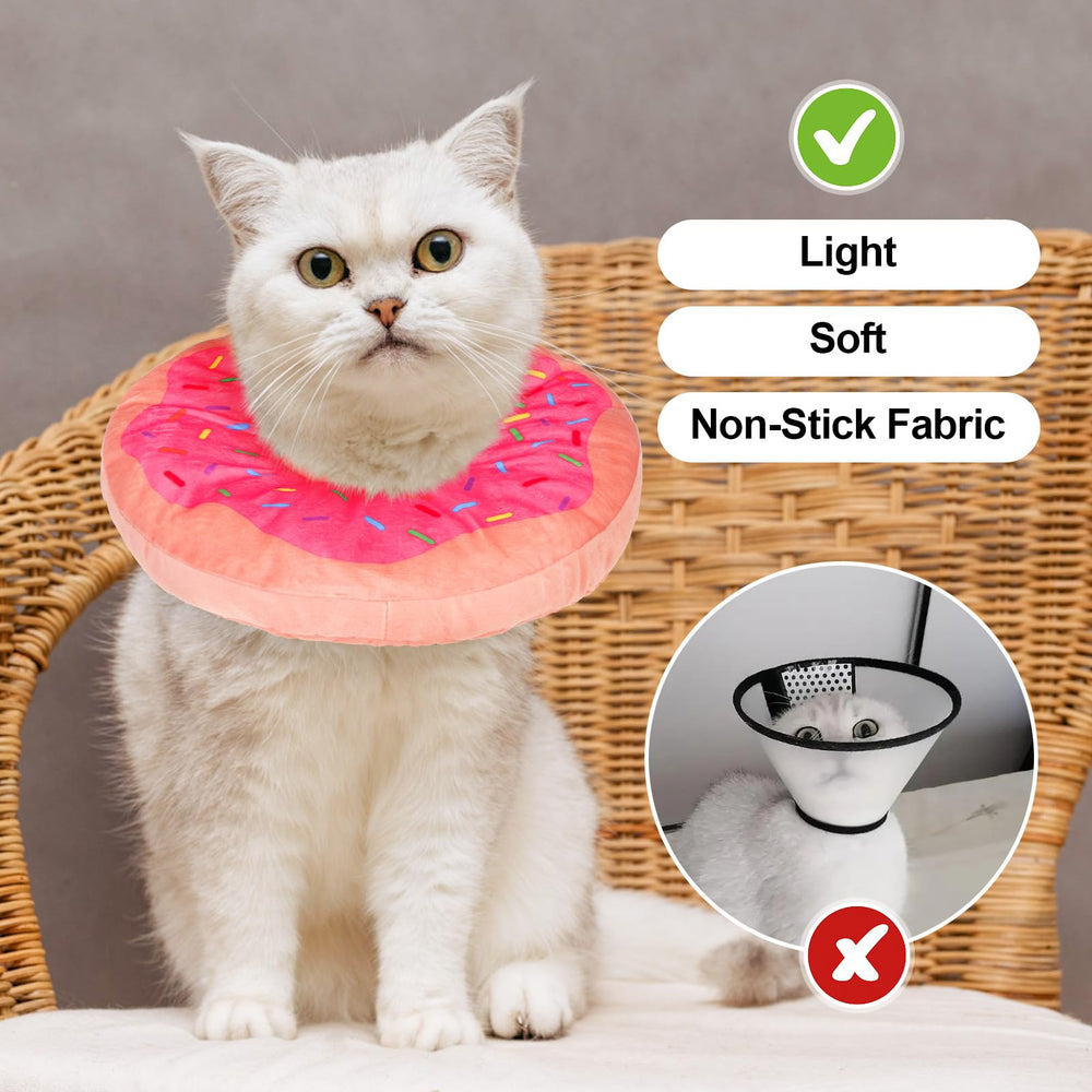 BEAUTYZOO collar suave facilita dormir y comer sin molestias.