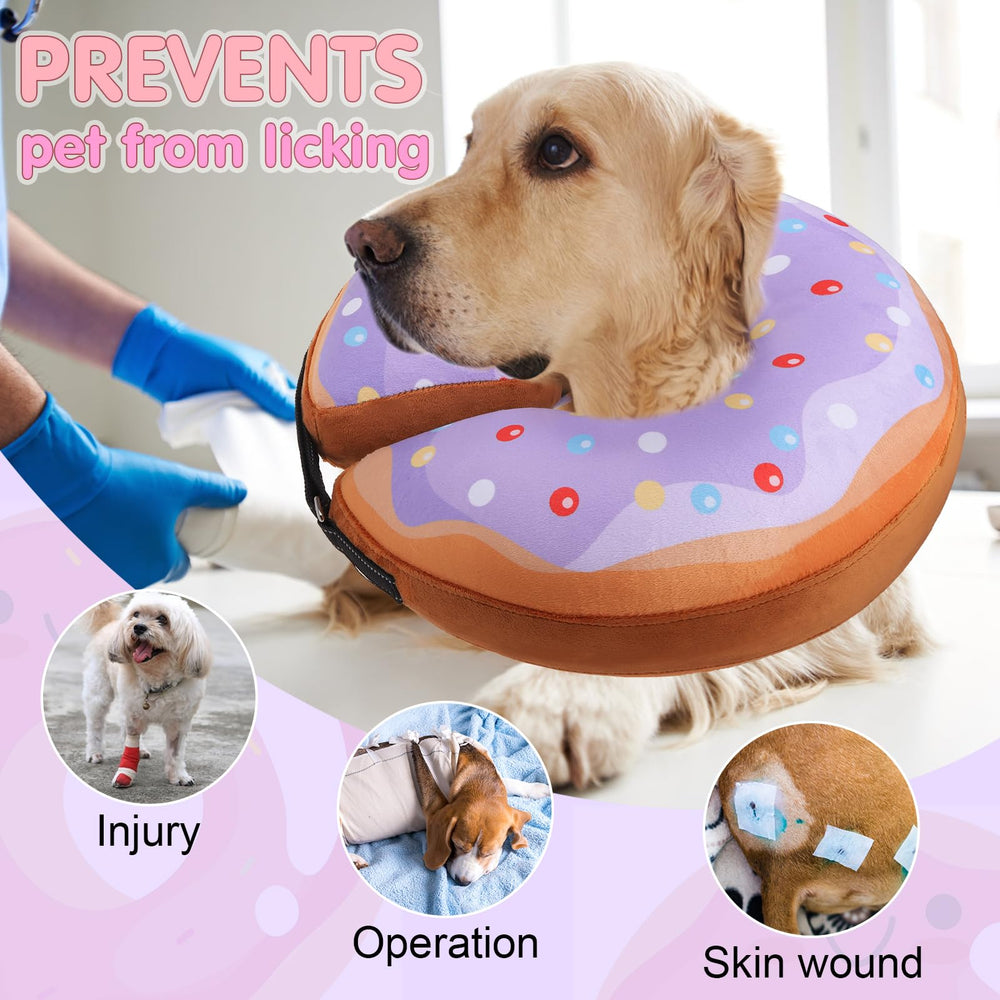 BEAUTYZOO collar inflable, diseño suave y ligero para dormir y comer.