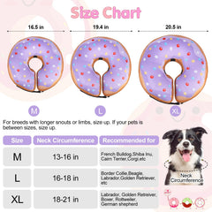 BEAUTYZOO collar inflable para perros, protege heridas sin bloquear la visión.