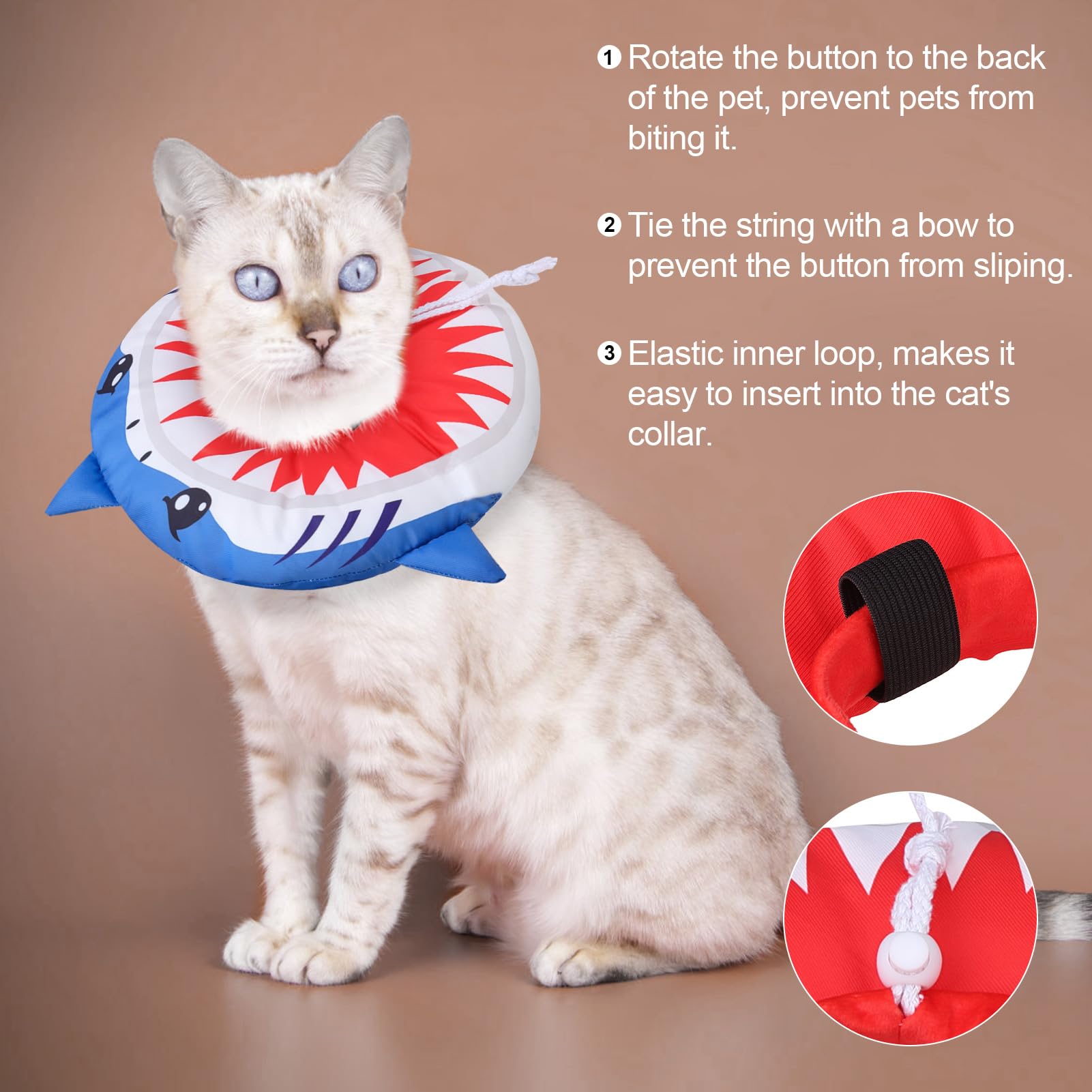 BEAUTYZOO collar-tamano-mediano-gato-14-libras ofrece ajuste cómodo