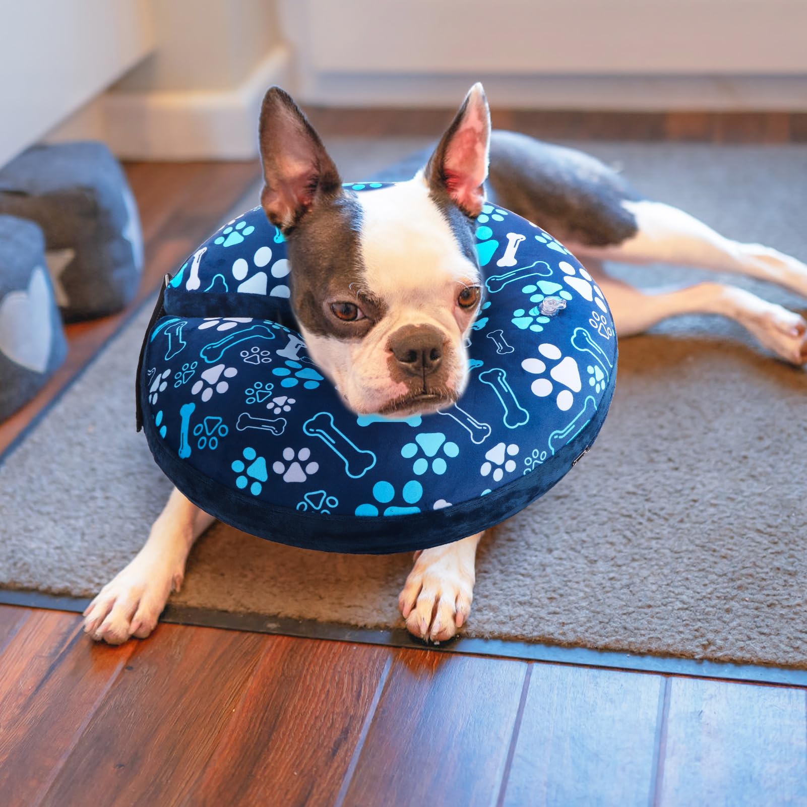 BEAUTYZOO cono inflable recuperación suave: apoyo sin presionar cuello