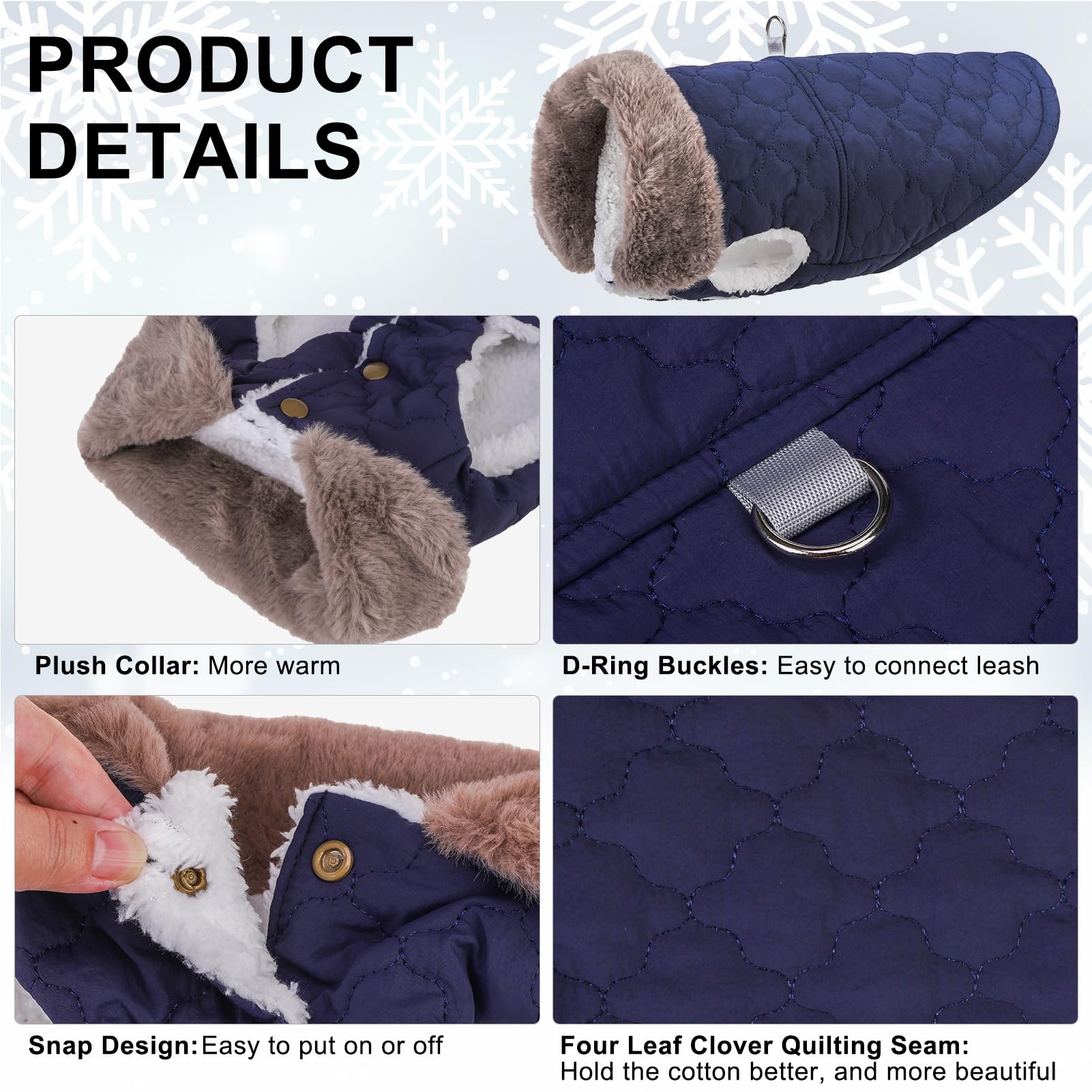 BEAUTYZOO cuello de peluche extendido ofrece protección contra viento y frío.