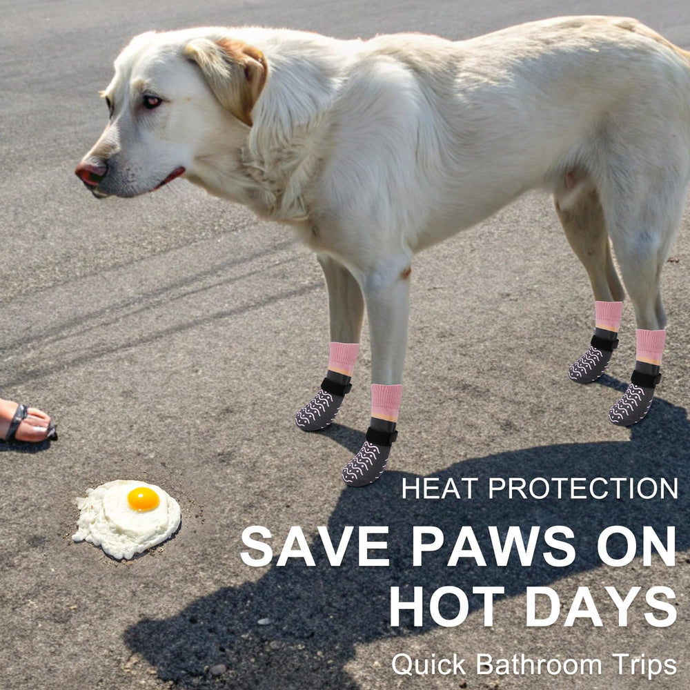 BEAUTYZOO Calcetines para perros protegen las patas en interiores y exteriores
