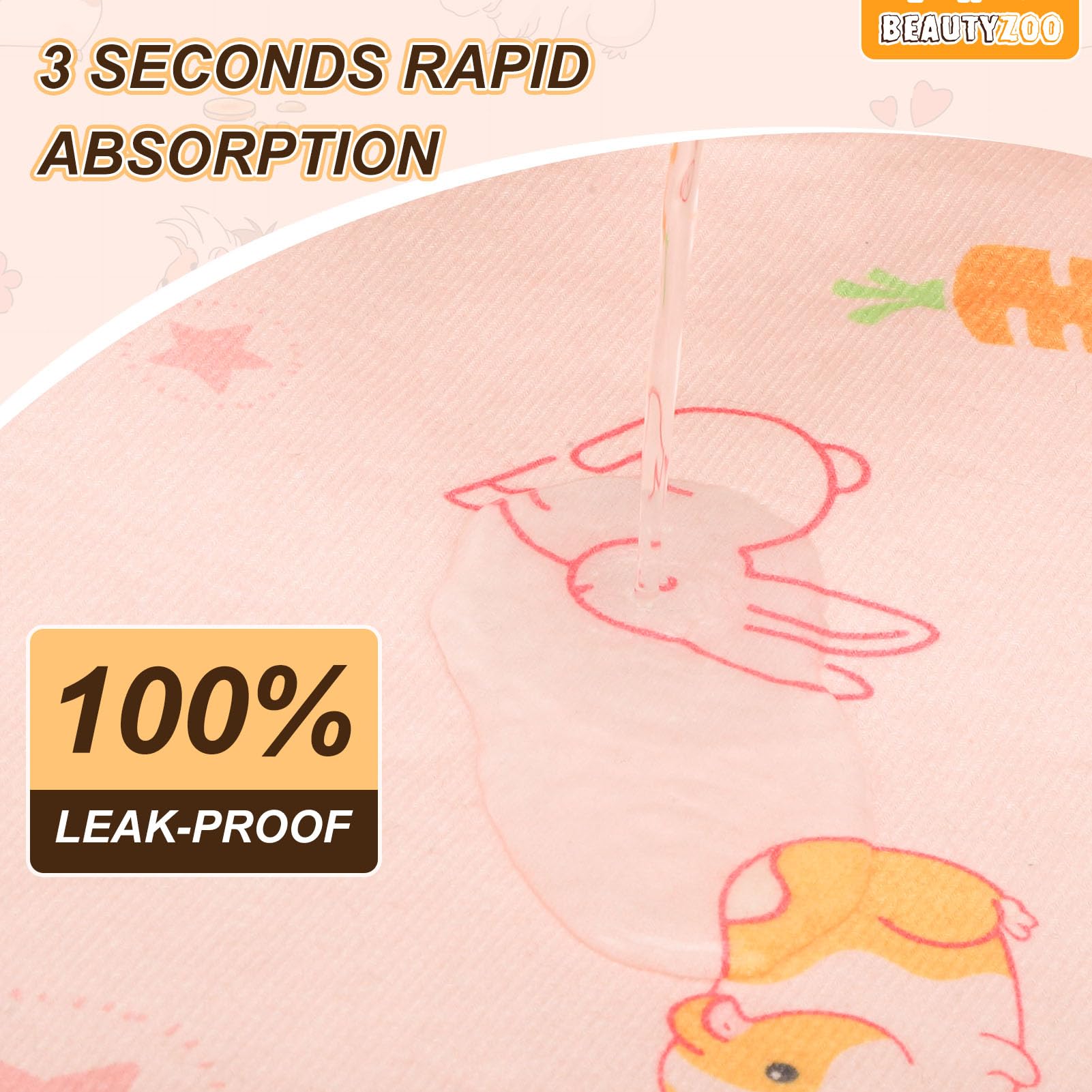 BEAUTYZOO forro impermeable con capa TPU protege el suelo