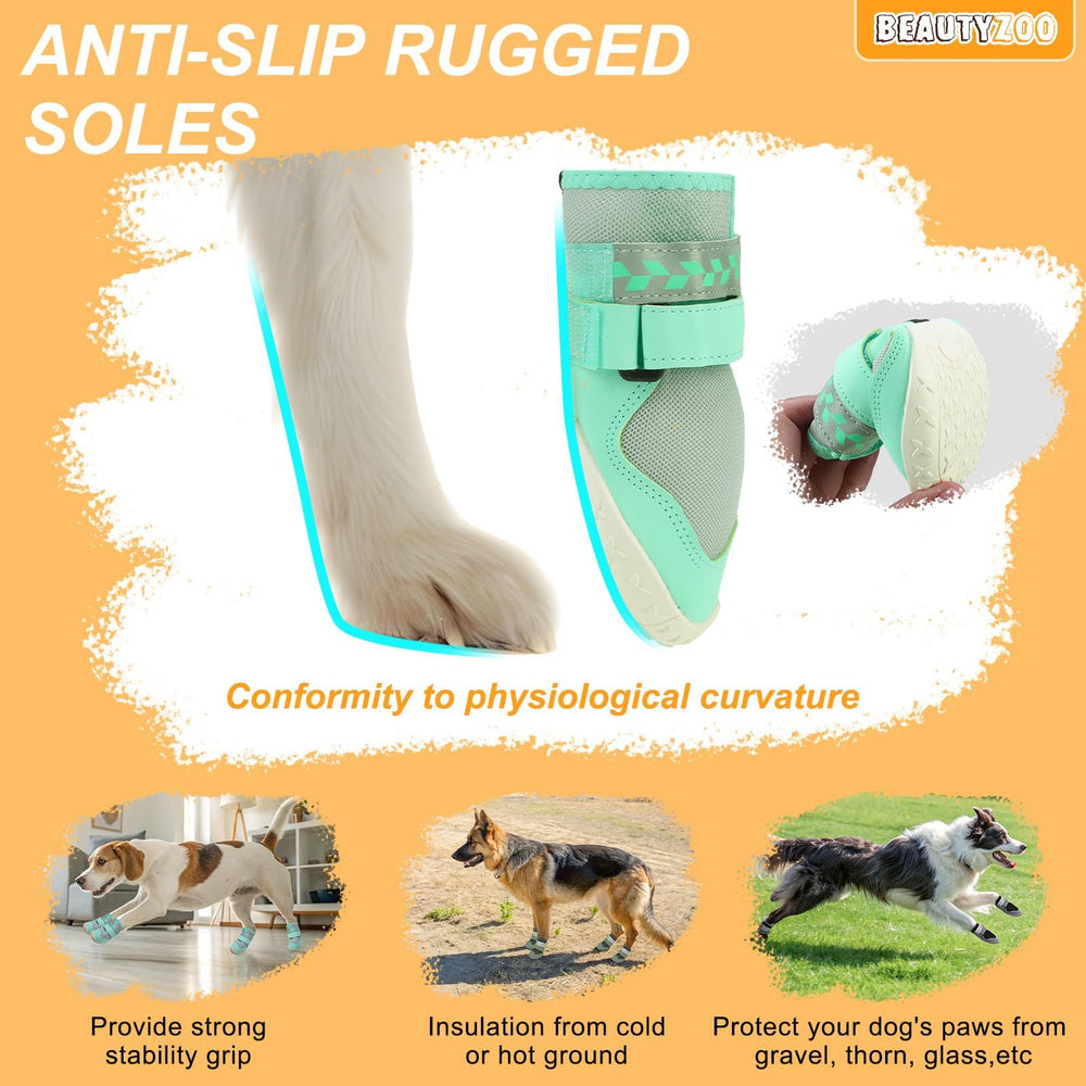BEAUTYZOO limpieza fácil de las zapatillas para perros tras la ruta