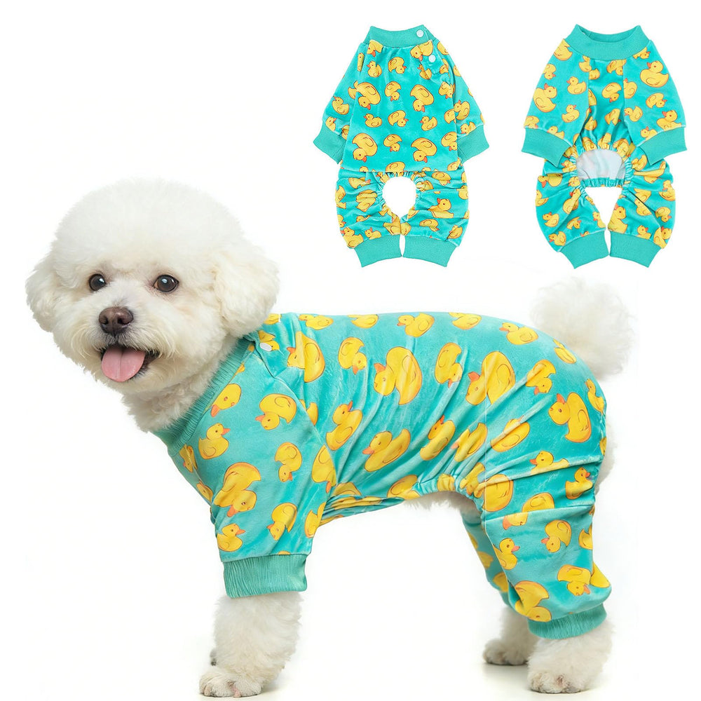 BEAUTYZOO pijama perro con envoltura de barriga para mayor calidez.