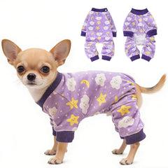 BEAUTYZOO pijama para perro XS, dorso visible, aporta calidez en días fríos.
