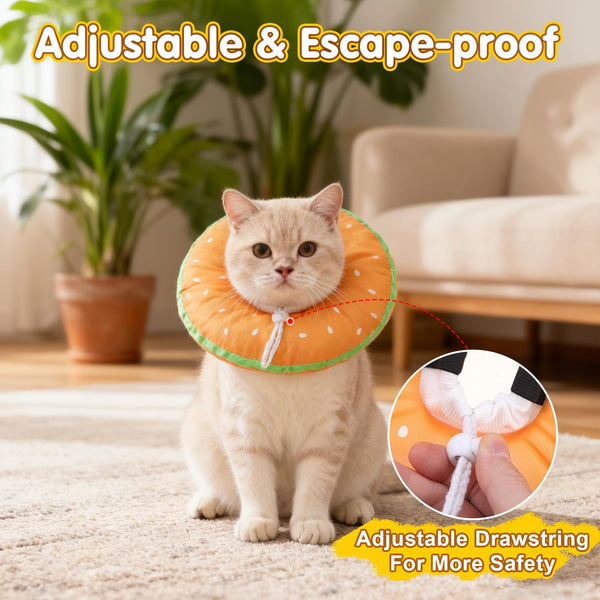 BEAUTYZOO protector donut para gato evita lamidos durante el descanso
