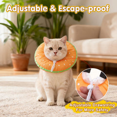 BEAUTYZOO protector donut para gato evita lamidos durante el descanso