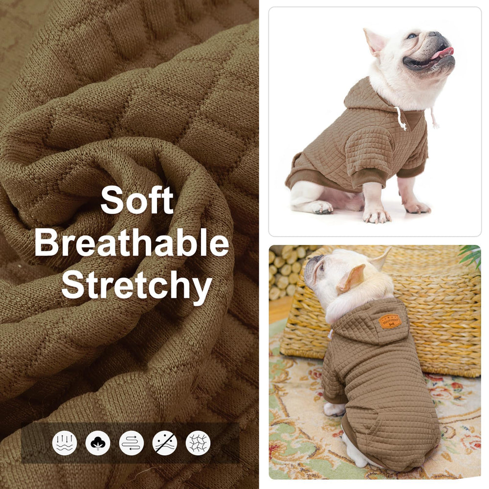 BEAUTYZOO Prenda de invierno para perro pequeño, suave y ligera para salidas