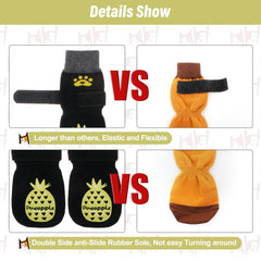 Conjunto BEAUTYZOO de 6 calcetines para perro con repuestos para uso prolongado