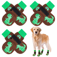 BEAUTYZOO calcetines antideslizantes para perro con agarre en pisos