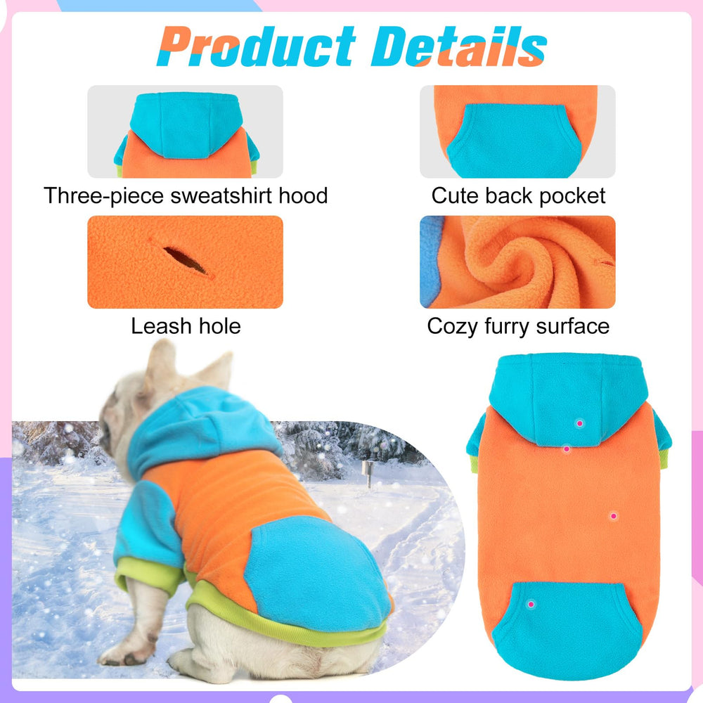 BEAUTYZOO sudadera-perro con bolsillo tipo canguro para llaves y juguetes.