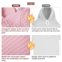 BEAUTYZOO sudadera para perro grande, detalle de la capucha para uso cómodo