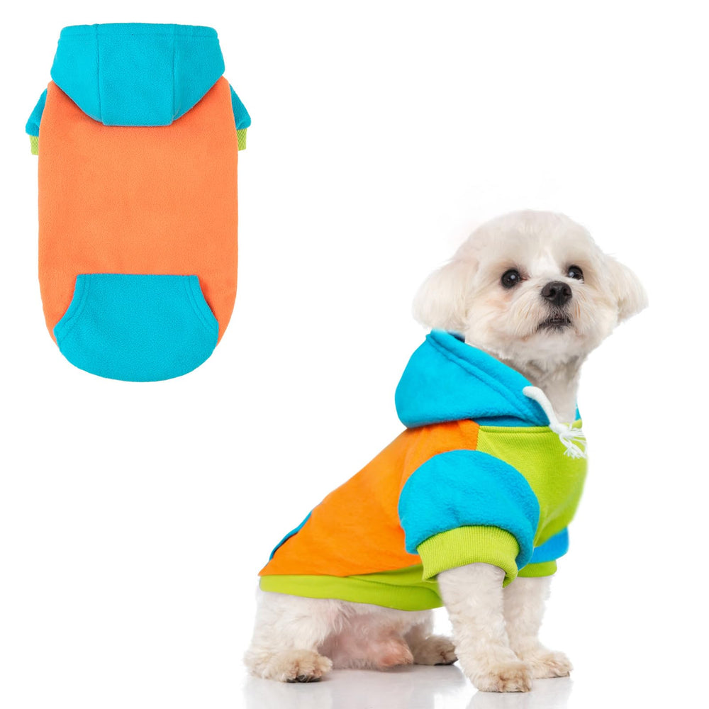 BEAUTYZOO sudadera para perro polar con bolsillo mantiene al perro cálido durante paseos.