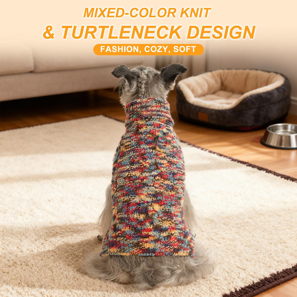 BEAUTYZOO sudadera para perro tejido cable dorso, diseño cómodo y ajuste flexible