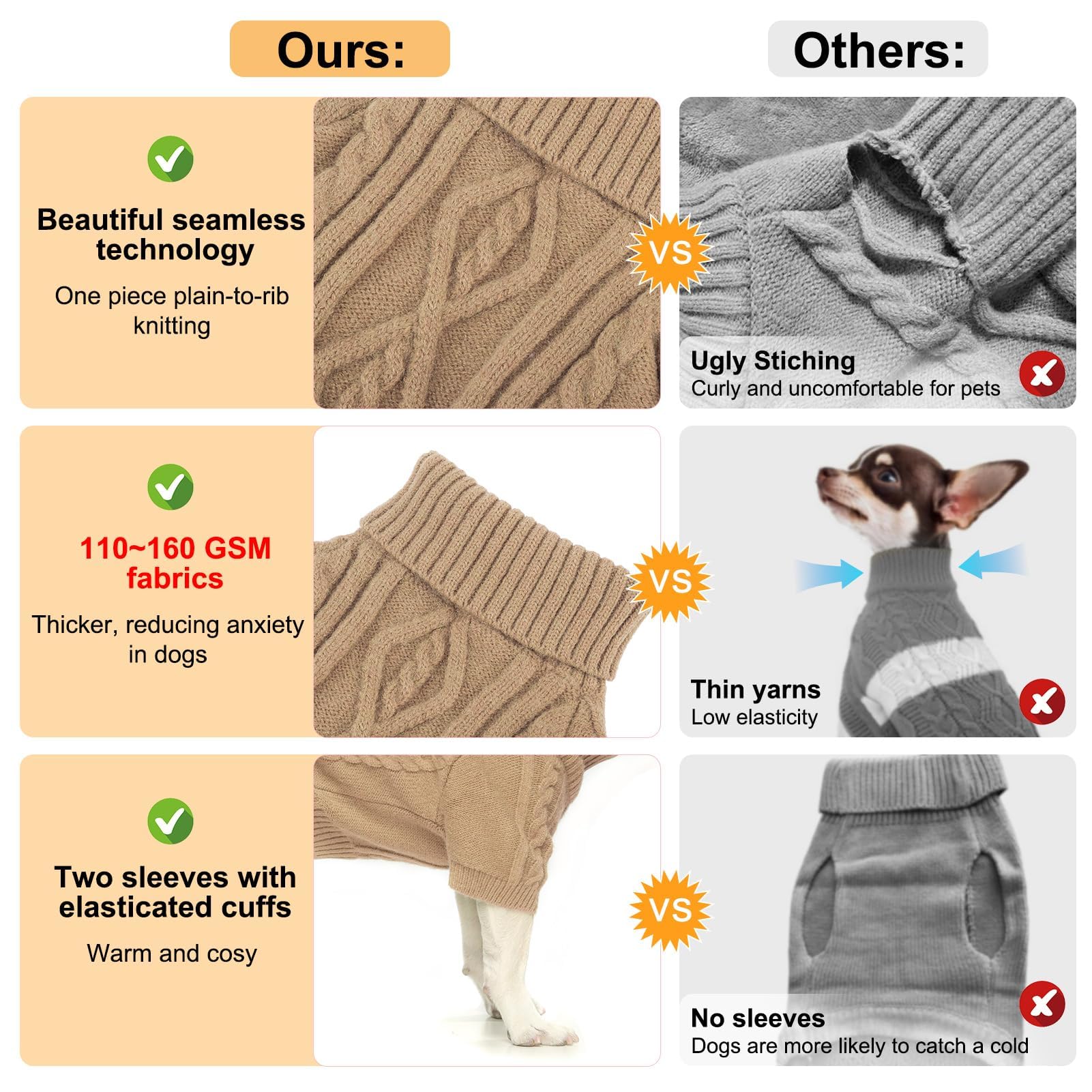 BEAUTYZOO Tejido arctico fleece mantiene el calor y la suavidad.