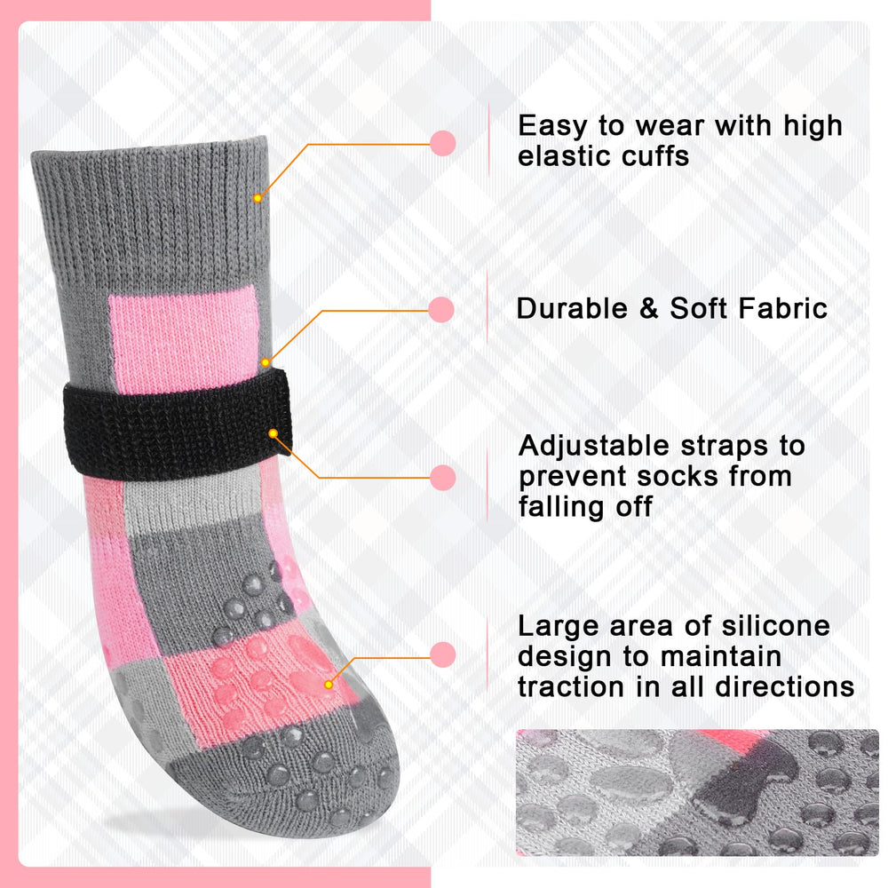 BEAUTYZOO calcetines para uso interior y exterior con agarre.