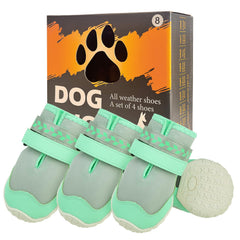 BEAUTYZOO zapatillas impermeables para perros protegen patas del frío y la humedad
