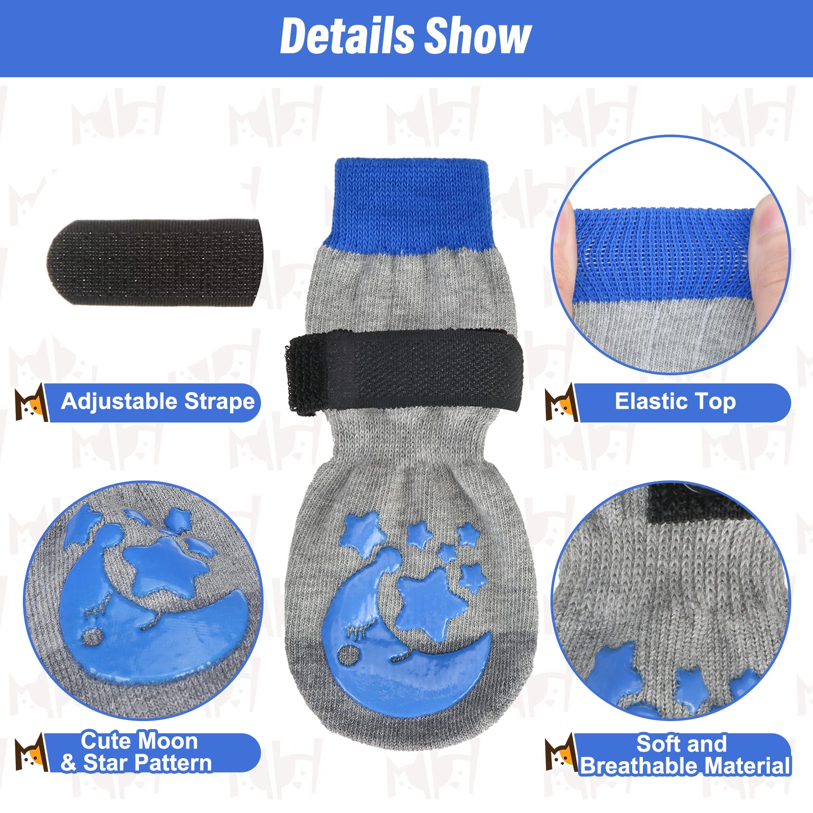 Zapatillas BEAUTYZOO para protección de patas en todas las estaciones