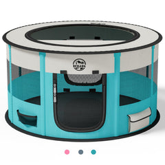BEBANG jaula-juego para perro pequeño portátil, ideal para viajes y uso interior.