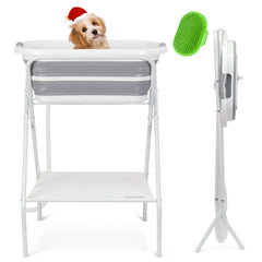 BEBEROAD PETS bañera 2 en 1 para perros y gatos, baño cómodo