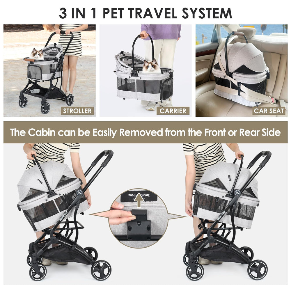 Beberoad Pets T3: capota que protege del sol durante paseos.
