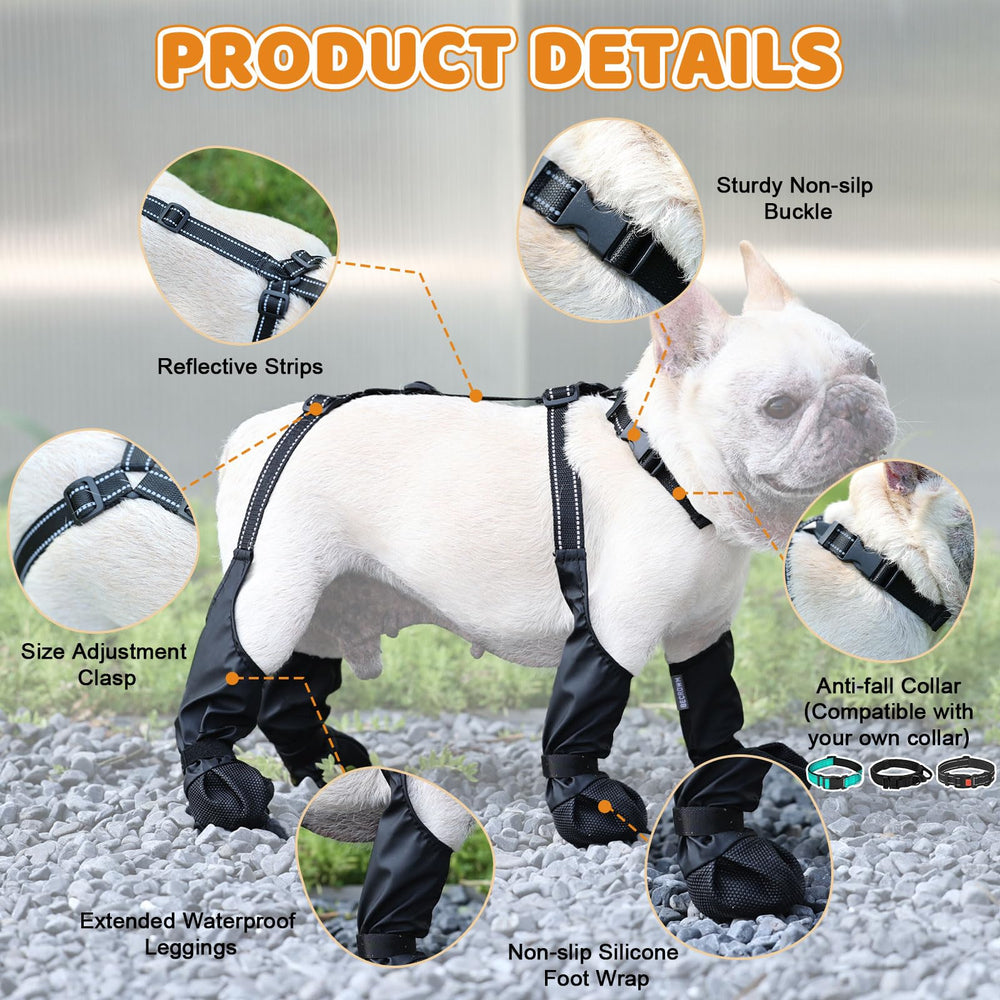 BECEMURU botas protegen las patas contra piedras y nieve