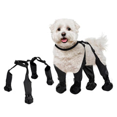 BECROWM botas impermeables para perros, ideal para paseos nocturnos y mayor visibilidad.