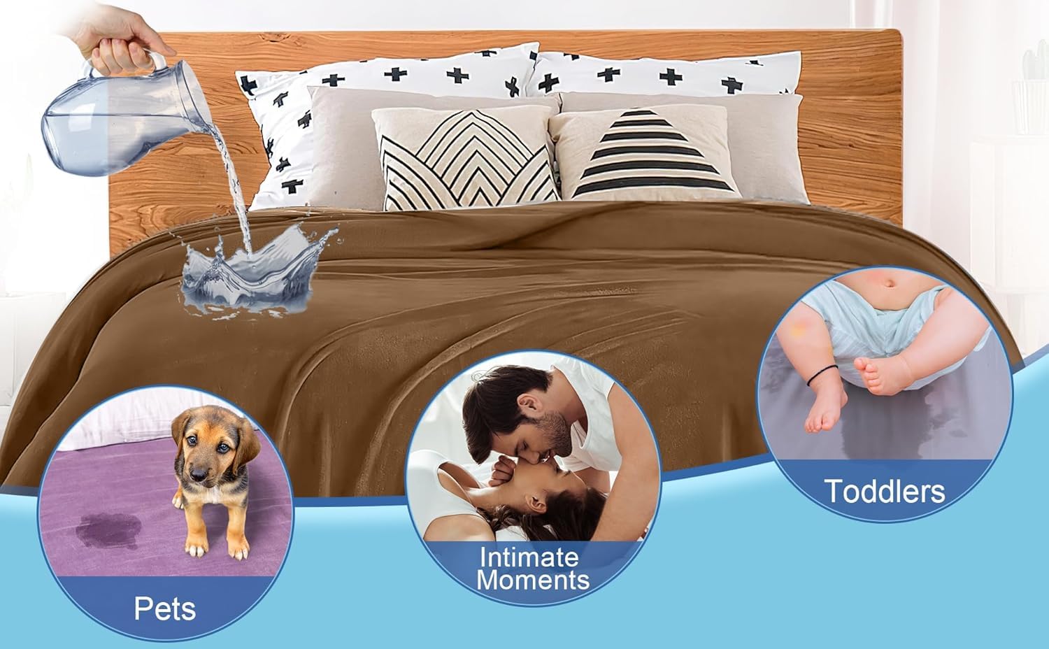 Bedding Aid manta para mascotas, reduce pelos en muebles.