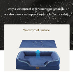 Bedfolks almohadilla con bolster cuatro lados ofrece apoyo para cabeza y cuello.